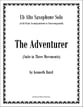 Adventurer, The: Suite for Eb Alto Saxophone and Piano P.O.D. cover